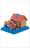 Tin handle-wind waterwheel mill figurine