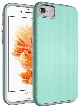 iPhone 7 Plus Case, Greattt iPhone 7 PLUS 5.5 INCH Shockproof Deluxe Hybrid Protective Case (Aqua)
