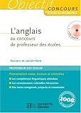 Revue Hachette Education  / L'anglais au concours de professeur des écoles (1CD audio)