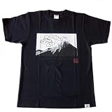 (EDWIN)( エドウィン)ベーシック　プリントＴシャツ 1-9 FUJIYAMA 470850-901 ブラック 【Ｍサイズ】