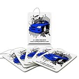 CarBeyondStore-Blue Car Air Freshener, 5 Pack