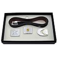 Ferrari - Ceinture r�versible en cuir 6 en 1 dans un coffret cadeau