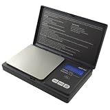 American Weigh Signature Series Black Digital Pocket Scale, 1000 by 0.1 grams