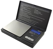 American Weigh Signature Series Black Digital Pocket Scale, 1000 by 0.1 grams