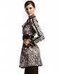 Lush Lace Printed Satin Trench Coat Product Image
