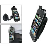 New Amzer Car Holster For Iphone 3G Iphone 3G S Led Indicator Gooseneck Pedestal Belt Clip Black
