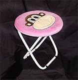 Monkey Folding Chair Stool -Pink