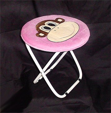 Kitchen: Monkey Folding Chair Stool  Pink