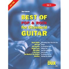 Best of Pop & Rock for Classical Guitar: Die umfassende Sammlung mit starken Interpreten