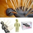 Fred Toothpick Holder, Ouch Gray