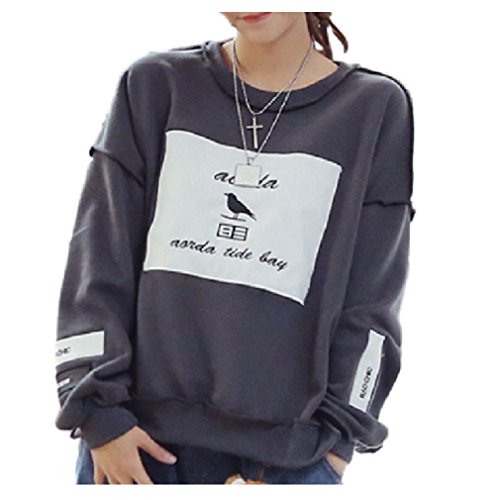 ナナコレクション Nana_Collection 秋 春 もえ袖 ロゴ 英字 表裏 逆 ワッペン ゆる insideout 女性 スウェット トレーナー