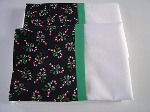 Set of two bright and cheerful Christmas pillow cases. 20x31