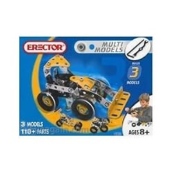 ERECTOR 3 MODEL SET - 116 PIECES