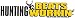 HUNTING BEATS WORKIN' decal bumper sticker Image