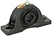 Sealmaster NPL-207C Pillow Block Ball Bearing, Non-Expansion Type, Normal-Duty, Regreasable, Setscrew Locking Collar, Contact Seals, Cast Iron Housing, 35mm Bore, 1-13/16" Base to Center Height, 5" Bolt Hole Spacing Width