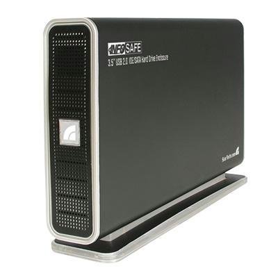 StarTech.com 3.5-Inch Black USB 2.0 to IDE SATA External Hard Drive Enclosure (UNI3510U2)