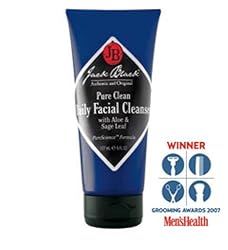Jack Black Pure Clean Daily Facial Cleanser with Aloe and Sage Leaf 6 oz