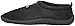 Greg Michaels Men's Footwear Aqua Socks Front Zippers Rubber Water Shoes - 3 Colors - Sizes 7-13 (9, Black)