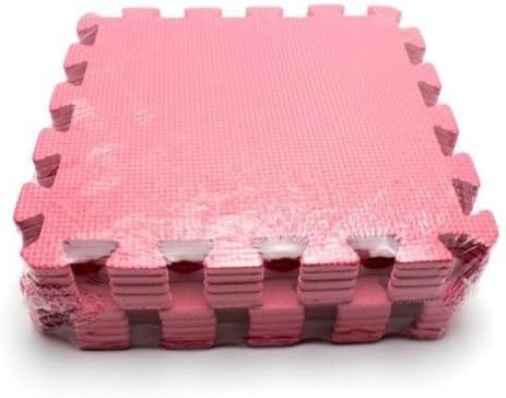 10pcs Floor Foam Mat Interlock Child Kids Baby Crawling Floor Playing Secure Kit red