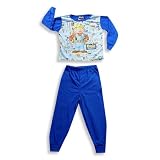 Bob The Builder by Wormser - Toddler Boys Long Sleeve Pajamas, Royal Blue (Size 4T)