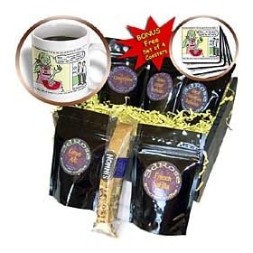 Rich Diesslins Funny General Cartoons - Halloween - Zombie Punch and the Religious Visitors - Coffee Gift Baskets - Coffee Gift Basket