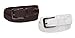 CTM® Men's Elastic Braided Stretch Belt with Silver Buckle, M 34-36, White