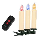 Jago LED01beige/FW Led Lichterkette 20 Kerzen Fernbedienung kabellos farbwechsel innenvon "Jago"