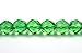 8mm (51 Beads) Peridot, Czech Fire Polished Round Faceted Glass Beads, 16 inch Strand