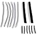 Novello Handlebar 17 Wire Harness Extension Kit for Harley Davidson 2007-13 Mod - 4"