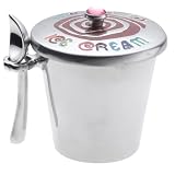 Wild Eye Designs Metal Ice Cream Container, Rainbow
