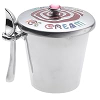 Wild Eye Designs Metal Ice Cream Container, Rainbow