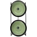 Petrageous Designs Buddy's Best Pet Feeder, Sage