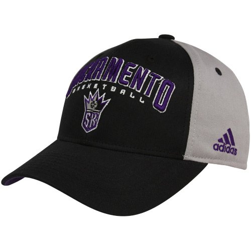 adidas Sacramento Kings Black-Gray Brotherhood Adjustable Hat
