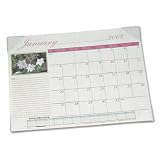 VIOP890 Monthly Desk Calendar,Floral Series A,22x17