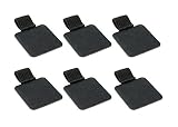 Self-adhesive Leather Pen Holder with Elastic Loop for Notebooks, Journals, Planners and Calendars,6 Pack from Devis