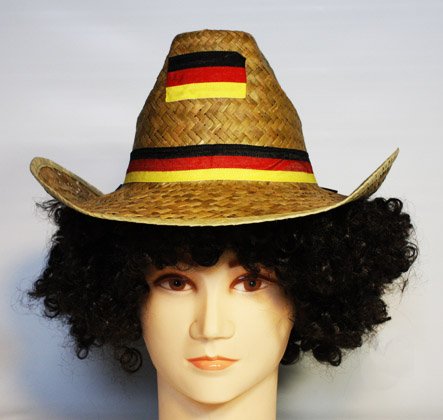 EM 2012 WM Deutschland Strohhut Hut Einheitsgröße