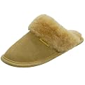 Women's Brumby Suede and Sheepskin Slipper - Chestnut