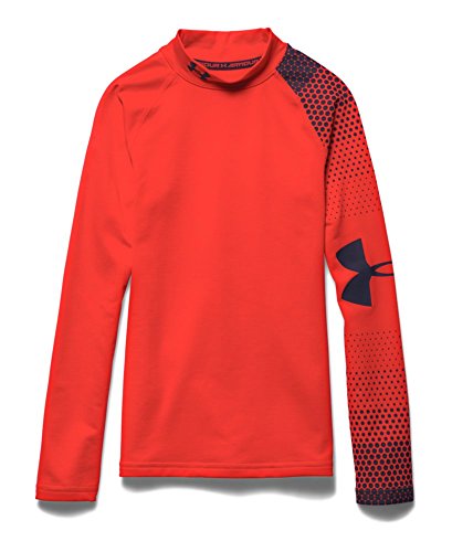 Under Armour Big Boys' UA ColdGear® Armour Big Logo Fitted Mock
