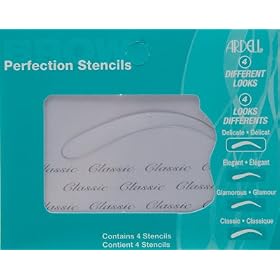 Ardell Brow Perfection Stencils 4 Stencils