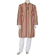 Mens Clothing Kurta Pajama Long Sleeve Cotton Dress Chest: 40 inches (gkp630a)