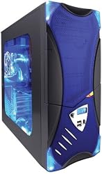 CybertronPC X-PLORER V23600BL, Black/Blue, AMD Athlon 64 X2 5000+ (2.60GHz), 2048MB, 160GB, 22X DVD+-RW Dual Layer Burner, Onboard Graphics, 400 Watt Power Supply, None, 1 Year Parts & Labor Warranty