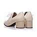 Latasa Womens Elegant Mid-Heel Chunkt Patent Leather Lace-up Oxford Shoes