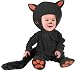Kid's Infant Baby Black Cat Costume (Size: 12M)