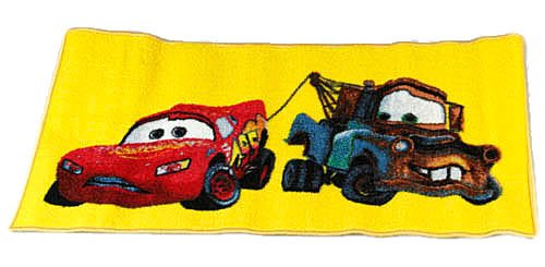 yellow lightning mcqueen car