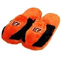 CINCINNATI BENGALS OFFICIAL LOGO PLUSH SLIPPERS SZ LARGE