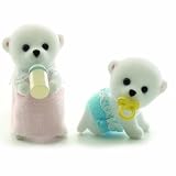 Sylvanian Families Polar Bear Twin Babies