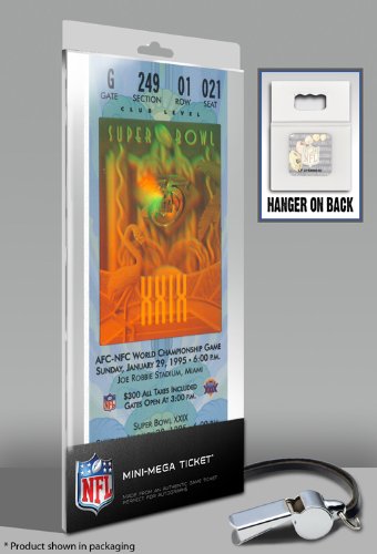 Super Bowl XXIX (29) Mini-Mega Ticket