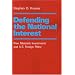 Defending the National Interest
