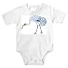 Onesie con alimentación, rana, ave