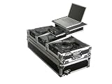 Odyssey FZGS10CDJW Flight Zone Glide Style Ata Case With Wheels For A 10 Mixer And Two Large Format Cd Players